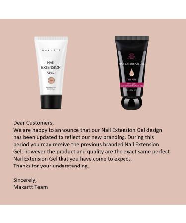 Makartt Poly Nail Gel 50ML Nude Nature Puce Nail Extension Gel Builder Nail Gel Trendy Nail Art Design Nail Extension Gel Salon Nail Easy DIY - Buy Online on GoSupps.com