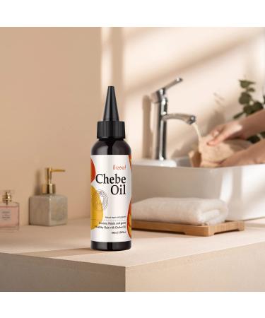 Brzeaf Natural Chebe Hair Oil - 3.38oz - Promotes Hair Growth, Prevents Breakage, Deep Conditioning - Buy Online on GoSupps.com