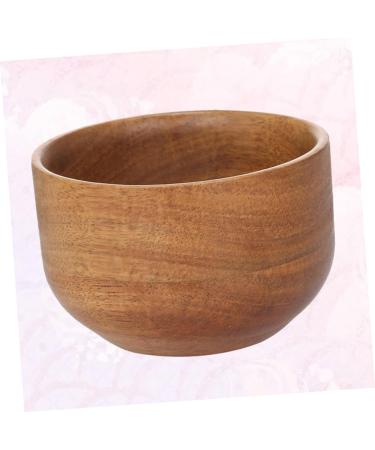 Frcolor 3-Pack Shaving Soap Bowl Set | Bamboo Storage | Light Brown Shaving Foam Shell & Brushes | Travel-Friendly 9.3x9.3x6cm - Buy Online on GoSupps.com