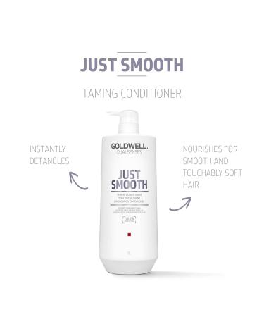 Goldwell Dualsenses Just Smooth Taming Conditioner 1L - Frizz Control & Smoothness | International Shipping Available - Buy Online on GoSupps.com