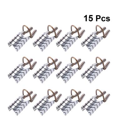FRCOLOR 15PC Nail Art Extension Forms Self-Adhesive Gel Nail Shape Stickers for Acrylic & UV Gel Perfect Nail Extension Tips - Buy Online on GoSupps.com