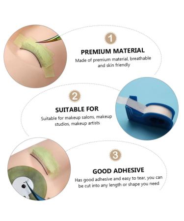 FOMIYES 21 Pcs Grafting Eyelash Tape - Premium Adhesive for Eyelash Extensions & Grafting - Foam Tapes for Lash Application - 6.8x1.7cm - Buy Online on GoSupps.com