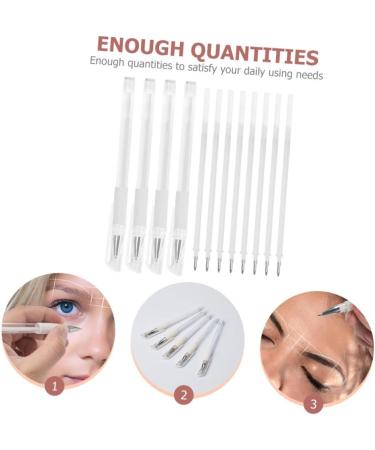 PRETYZOOM Stylo Marquage Sourcils tanche Blanc Stylos Recharges Pour Positionnement Manuel Pr cis Microblading Professionnel - Buy Online on GoSupps.com