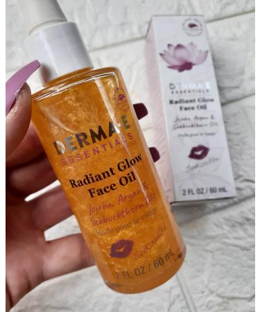 DERMA-E SunKissAlba Radiant Glow Facial Oil - 2 fl oz | Antioxidant Blend with Jojoba, Argan & Seabuckthorn Oils | Body & Hair - Buy Online on GoSupps.com