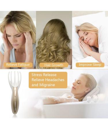 Tezam Electric Head Massager - Neck Massage Octopus Scalp Stress Relax Spa Therapy - Buy Online on GoSupps.com