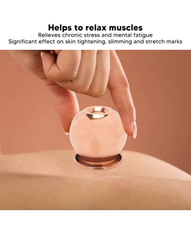 Suction Cups for Fatigue Relief & Skin Tightening - Copper Wide Mouth Therapy Cupping for Arm & Waist (S) - International Shipping Available - Buy Online on GoSupps.com