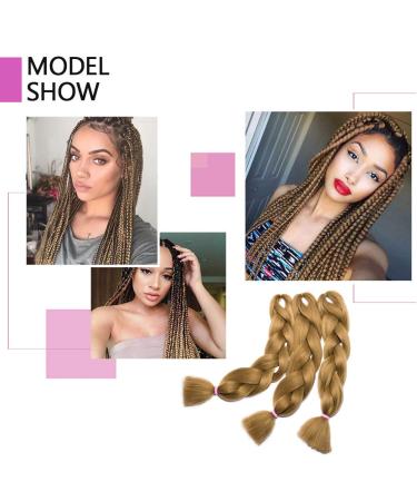 SEGO 5 Packs Crochet Braids - 24 Inch Afro Synthetic Hair in Honey Blonde | Durable & Stylish Hair Extensions - Buy Online on GoSupps.com