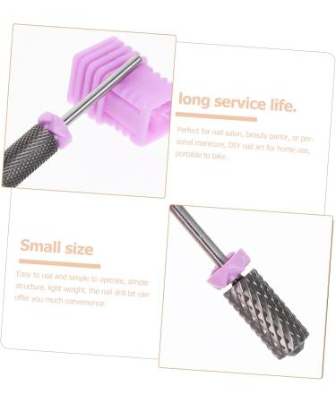 Manicure Tools Professional Acrylic Nails Nail Grinding Head Durable Nail Bit Nail Drill Bits Nail Bits Carbide Drill Bits for Nails Hard Nail Flakes Accessories Tungsten Steel 0.6x0.6x4.2cm As Shown3 - Buy Online on GoSupps.com