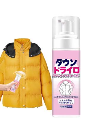 Clothes Cleaner Spray Household Dry Foam Cleaning Cloth Stain Remover for Down Jacket Down Wear Cloth Polished Fabrics and Sofa Cle-ca Regular Version