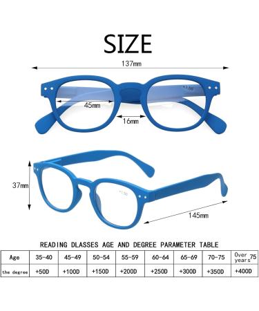 Kerecsen 6 Pack Reading Glasses - Quality Spring Hinge Readers 1.75x Mix Color - Best Value for International Shipping - Buy Online on GoSupps.com