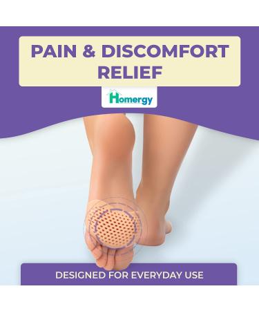 Metatarsal Foot Pads for Pain Relief - Soft Gel Sleeves (2 Pairs) - Breathable & Reusable Cushions for Forefoot - Shoe Supports for Women and Men - Buy Online on GoSupps.com