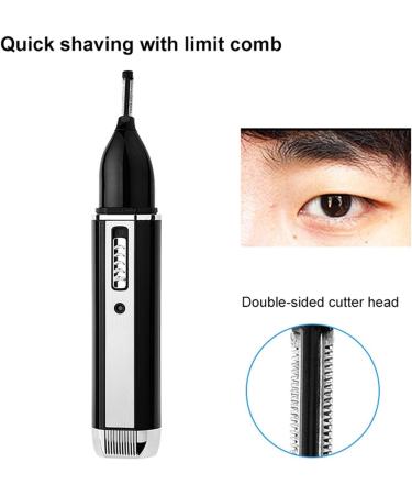 4 in 1 Rechargeable Electric Nose Ear Hair Trimmer for Men & Women - Painless Hair Clipper for Sideburns Eyebrows & Beard Grooming - Buy Online on GoSupps.com