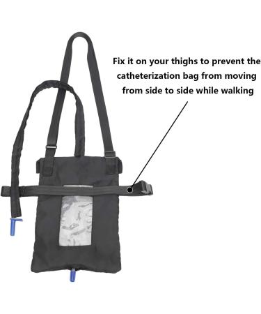 Premium 1000 mL Catheter Bag Cover | Adjustable Urine Drainage Bag Holder with Detachable Tube - Perfect for Home & Outdoor Use - Buy Online on GoSupps.com