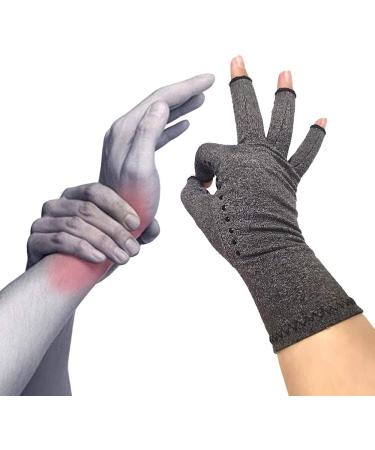 Arthritis Compression Gloves for Men and Women - Medium Size (1 Pair) - Buy Online on GoSupps.com