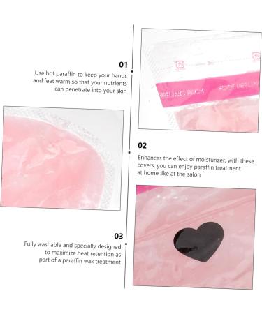 Housoutil 2 Pairs Wax Gloves Spa Kit Spa Moisturizing Accessory Foot Hand Covers Paraffin Wax Foot Covers Paraffin Wax Thermal Mitt Paraffin Wax Feet Film Nourish Pe Bag - Buy Online on GoSupps.com