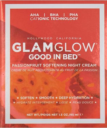 Glamglow Good In Bed Passionfruit Softening Night Cream 1.5 oz for Women | Shop Internationally - Buy Online on GoSupps.com