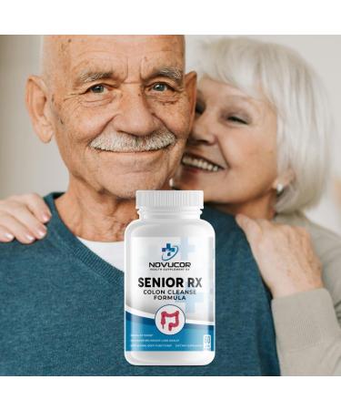 Novucor Health Supplements Rx Colon Cleanse Formula Senior Series 60 Capsules Digestive Support - Buy Online on GoSupps.com