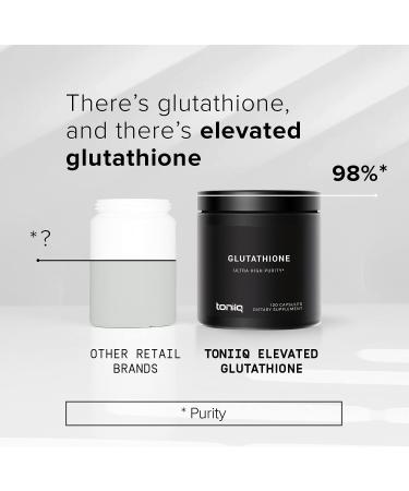 High Strength 1000mg Glutathione Capsules - 98% Highly Purified & Bioavailable - Non-GMO - 120 Count - Buy Online on GoSupps.com