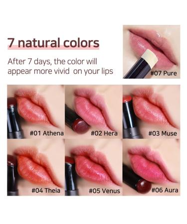 Buy Lux Triple Lip CURE Balm AURA - Natural Tinted Lip Balm | 4 Million Units Sold in South Korea | Deep Magenta Pink (0.17oz) - International Shipping Available - Buy Online on GoSupps.com