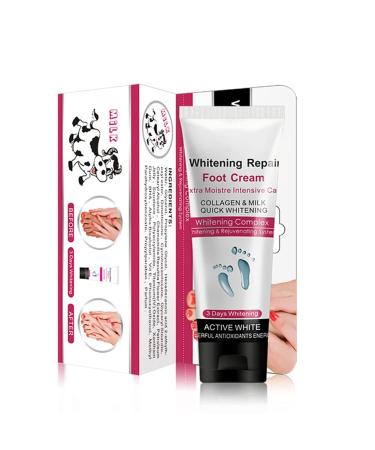 Mrinb 100g Milk Repair Foot Cream - Cracked Heel Repair Foot Cream for Dry and Crack