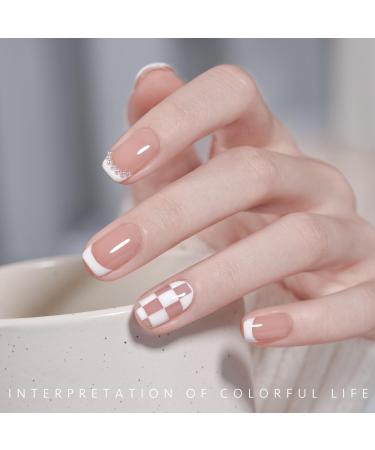 GAOY Gel Nail Polish Art Liner Set - Black & White for DIY French Manicure & Pedicure | International Shipping - Buy Online on GoSupps.com