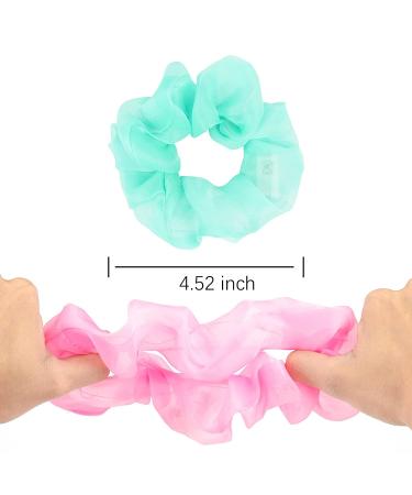 8 Pcs LED Scrunchies for Women - Colorful Glow Hair Bands | Light Up Hair Tie for Girls - Multi Light Modes for Halloween Rave Party - Buy Online on GoSupps.com