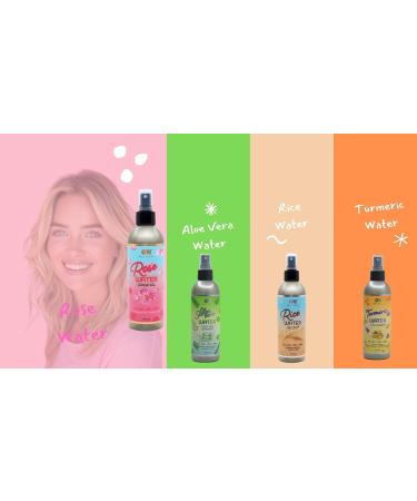 Premium Rose Water 8oz - Original Facial & Hair Mist for All-Day Hydration | International Shipping Available - Buy Online on GoSupps.com