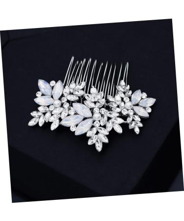 FRCOLOR 1 Pc comb rhinestone hair accessories rhinestone barrettes wedding hair clip rhinestone hair clip bridal hair clip rhinestone headpiece wedding flowers manual alloy bride - Buy Online on GoSupps.com