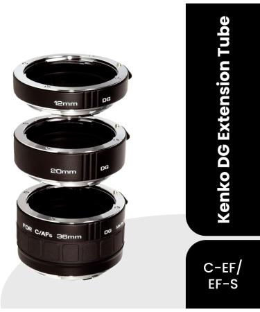 Kenko Auto Extension Tube Set DG for Canon EOS Lenses A-EXTUBEDG-C - Buy Online on GoSupps.com