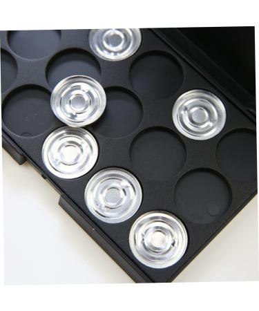 VINTORKY 15 Empty Cosmetic Case Travel Makeup Case Empty Makeup Eyeshadow Estuche De Maquillaje Silver - Buy Online on GoSupps.com