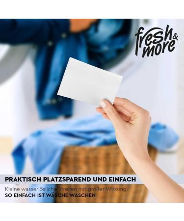 Fresh & More Detergent Sheets - Spring Freshness Up to 60 Washes | Eco-Friendly Laundry Solution - Buy Online on GoSupps.com