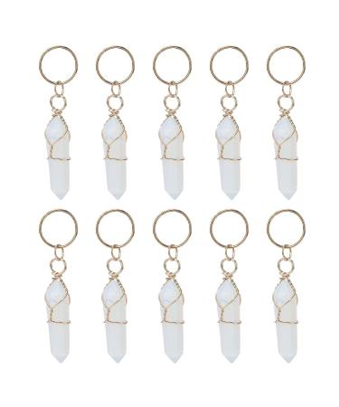 Crystal Shaped Loc Jewelry Set - 10 PCS Dreadlock Accessories for Braids | Adjustable Hair Rings for Popular Hairstyles XK-2 - Buy Online on GoSupps.com