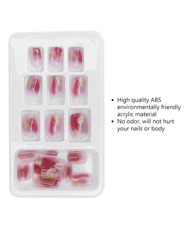 Shop Art Nails: 24-Piece Angular Short Press-On Nails | Full Cover Glue-On Fake Nails for Women & Girls - Buy Online on GoSupps.com