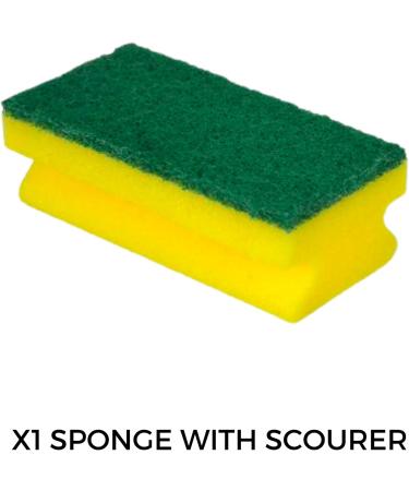 Cif Cream Cleaner 2 Pack - Cif Cleaner Lemon Cream with Sponge and Gloves - Perfect Household Cleaning Products Bundle - Buy Online on GoSupps.com