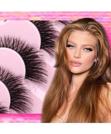 7 Pairs False Eyelashes Natural Looking Lashes Wispy Soft Faux Mink Lashes Fluffy False Lashes 16mm - Buy Online on GoSupps.com