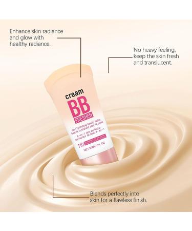 Face Foundation - BB Cream Natural Purifying Corrector 30ml - Long-Lasting Brightening Daily Moisturizer for Women's Beauty Daytime Makeup and Travel - Buy Online on GoSupps.com