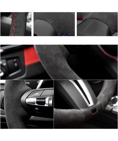 Steering Wheel Protective Cover For G30 G31 G32 G20 G21 G14 G15 G16 For X3 G01 For X4 G02 For X5 G05 For M Car Steering Wheel Cover Hand Sewing Carbon Fiber Leather (Size : 9) - Buy Online on GoSupps.com