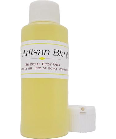 John Valvetoss: Artisan Blu - Type For Men Scented Body Oil Fragrance Flip Cap - Light Gold - 2 oz. - ID#32632 2 Fl Oz (Pack of 1)