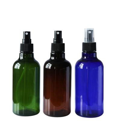 Refillable Empty Plastic Spray Perfume Bottle Set - 2x250ml Leak-Proof Travel Containers for Cosmetics - Portable Makeup Accessories in Brown - Buy Online on GoSupps.com