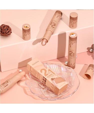 2in1 Highlights and Contour Sticks Highlight & Contour Bronzer Contour Stick cool tone contour Long Lasting & Waterproof Contour Sticks Kit For Light Skin Face Makeup (Light Beige + Light Brown) - Buy Online on GoSupps.com