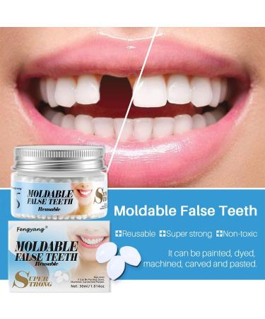 Fengyang Temporaire Des Dents Kit De R paration Dentaire Provisoire Fixation Temporaire pour Dentier Et Fausse Dent Naturelle A Poser - Buy Online on GoSupps.com