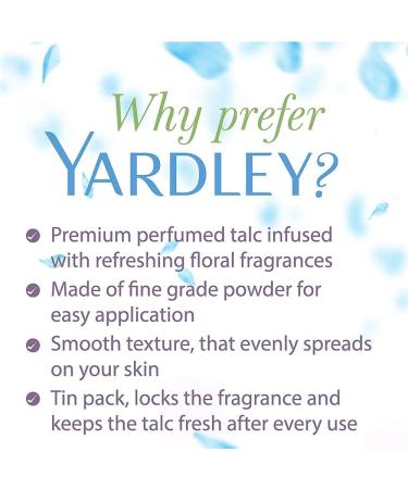 Yardley London Lace Talcum Powder 100 g - Buy Online on GoSupps.com