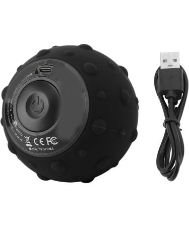 Buy Brrnoo Vibrating Massage Ball - 5 Gears Deep Tissue Massager for Fitness & Yoga - Black Mobility Roller for Ultimate Relaxation - Buy Online on GoSupps.com