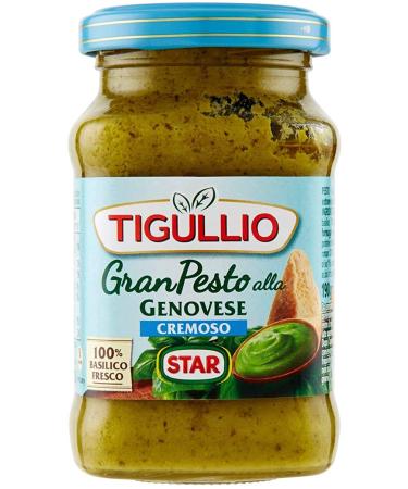 12x Star Tigullio GranPesto Creamy Pesto alla Genovese met basilicum 190 g saus