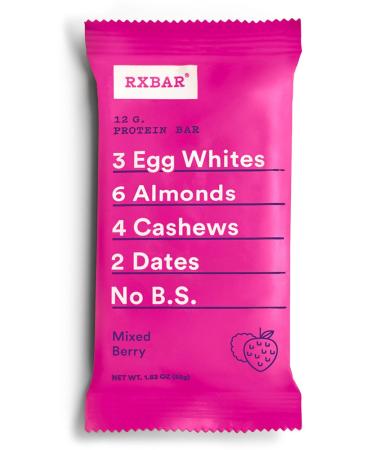 RxBar - Protein Bar - Mixed Berry - Case of 12 - 1.83 oz.