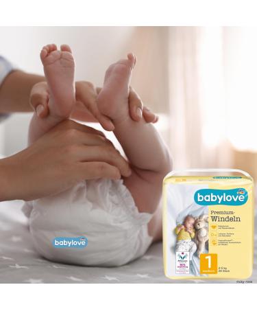 Babylove Premium Extra Soft Diapers Size 1 (Newborn 2-5kg) - 28 Pieces Pack for Ultimate Comfort - Buy Online on GoSupps.com