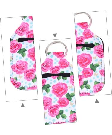 PLAFOPE Mini Spray Bottle Set - Keychain Cover - Travel Chapstick Holster - Neoprene Holder - 4pcs - Buy Online on GoSupps.com