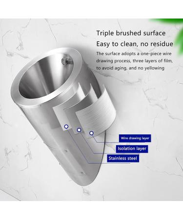 Universal Washout Urinal Bathroom Toilet Touchless Automatic Sensor Urinal Wall Mounted Sensor Toilet Flush Kit Stainless Steel Urinal Funnel Toilet Accessory for Home (A) - Buy Online on GoSupps.com