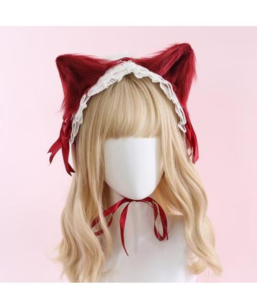 AJTUTUS Ear Headband with Detachable Tie for Women and Girls Supplies for Adults Women Female Costume Cosplay - Buy Online on GoSupps.com
