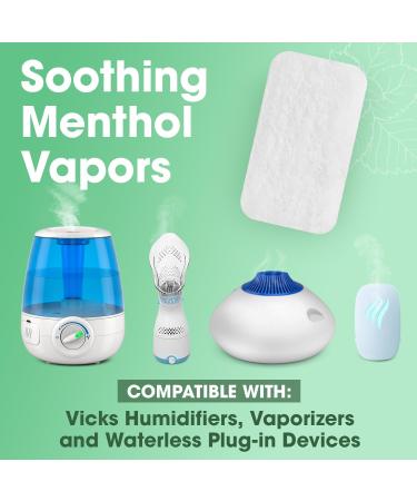Buy 20 Pack Berkland Menthol Eucalyptus Humidifier Pads | Universal Vapor Pads for VKs Crane & More | Natural Waterless Vaporizers for Cold/Flu Relief - Buy Online on GoSupps.com